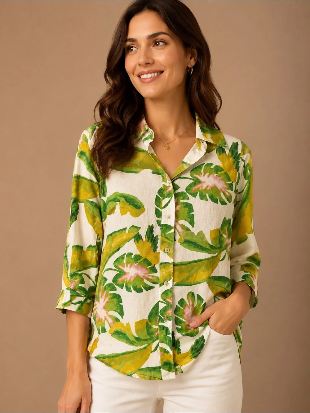 Panama Jack - Tropical Button-Down Shirt - Picture 1 of 10